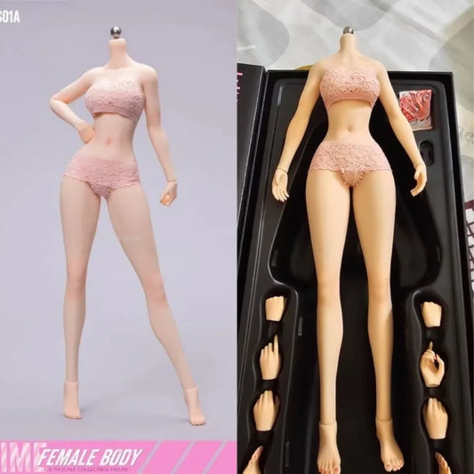 Presale 1/6 Scale 86-TS01-A Makeup Edition Platinum Silicone Ultra Soft Joint Movable Action Figures Dolls Body Female Body